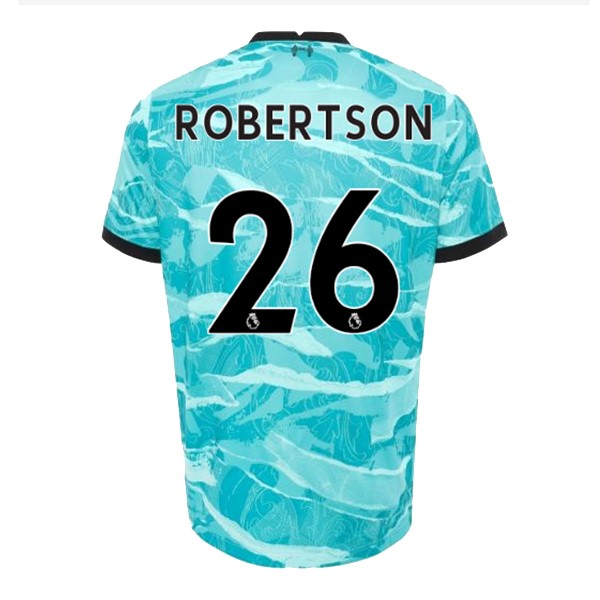 Camiseta Liverpool NO.26 Robertson 2ª 2020 2021 Azul